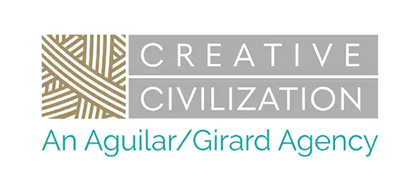Logo featuring text 'Creative Civilization' with geometric design.